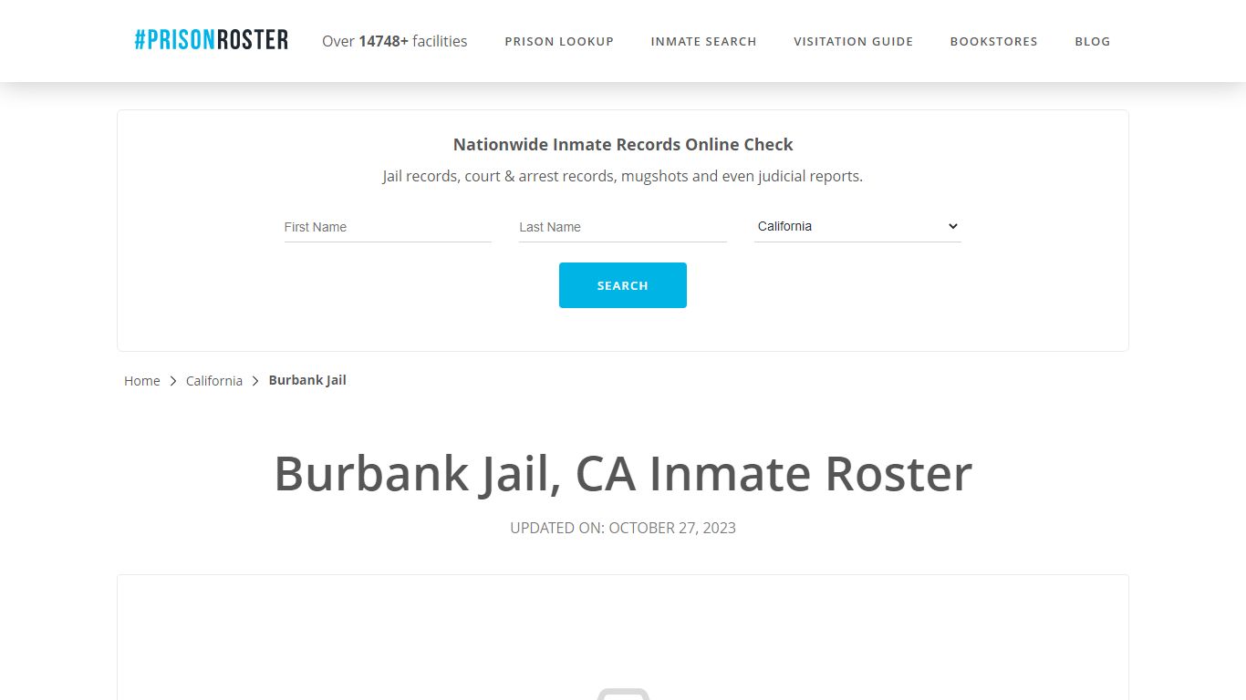 Burbank Jail, CA Inmate Roster - Prisonroster